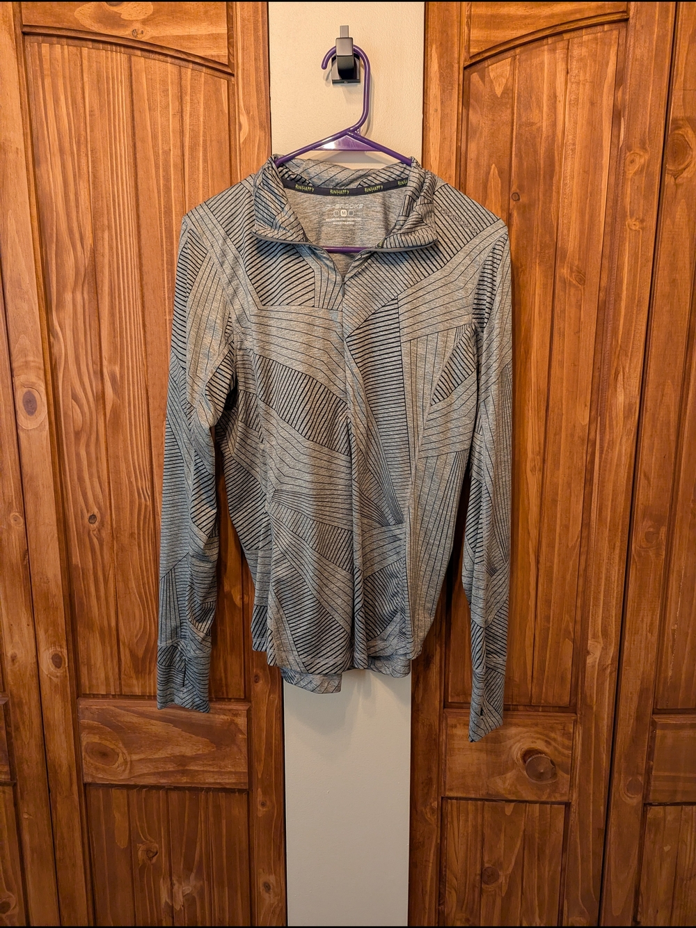Brooks Running quarter zip pull over